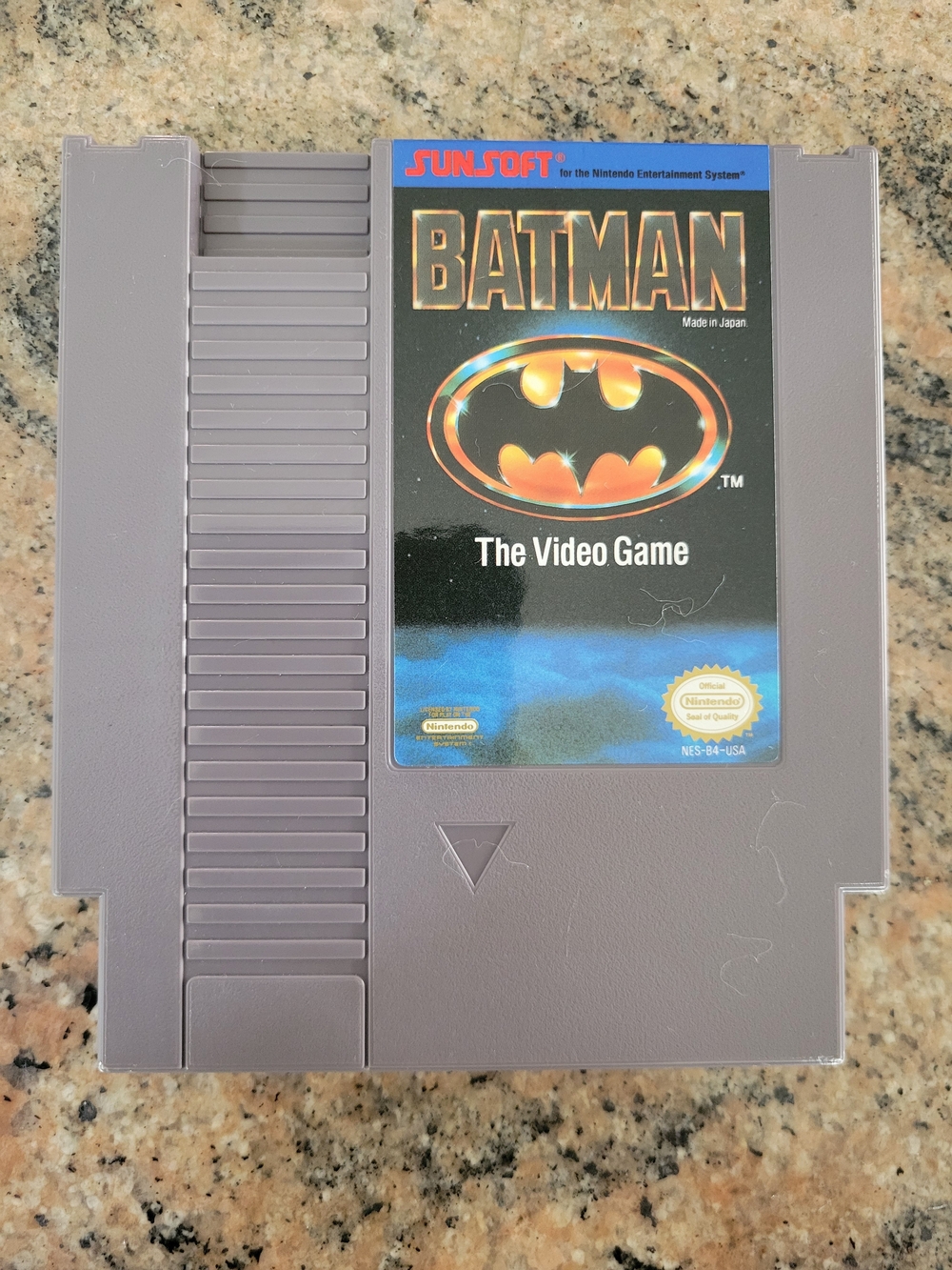 Nintendo (NES): The iconic Batman Game With Manual & Sheath From 1989. $16